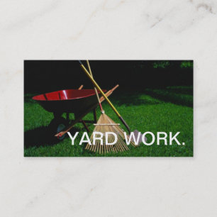 YARD-ARBEITS-VISITENKARTE VISITENKARTE