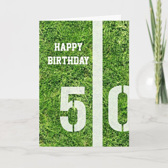 Yard-Line 50 Karte (Vorderseite)