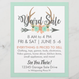 Yard Sale Flyer Template