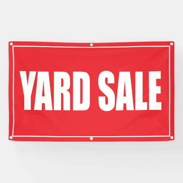 Yard Sale Outdoor 3x5 Banner (Horizontal)