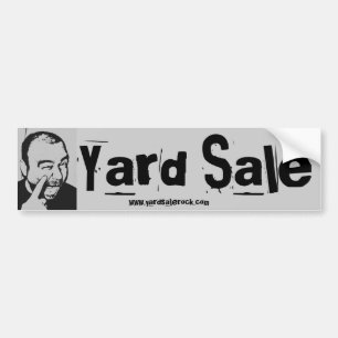 Yard-Verkaufs-Autoaufkleber Autoaufkleber
