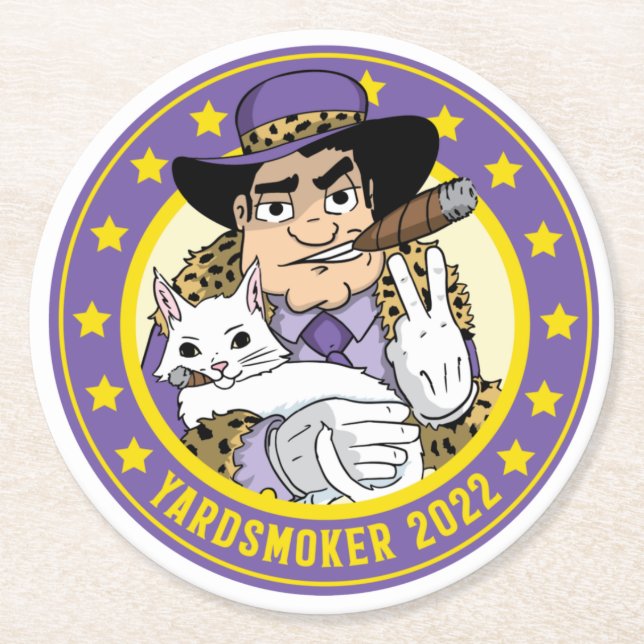 Yardsmoker Untersetzer (Vorderseite)