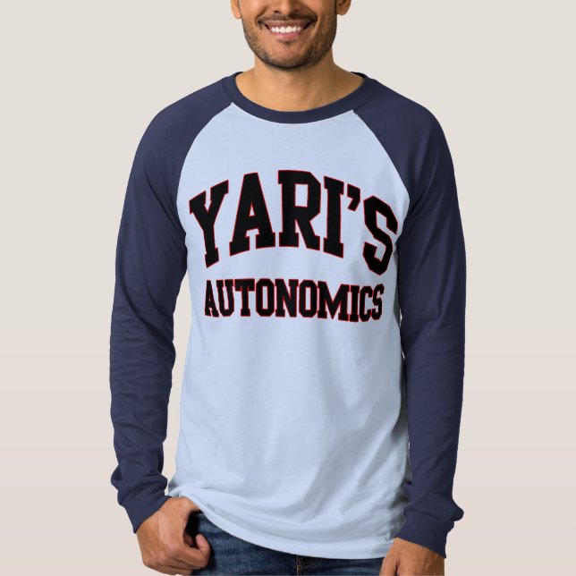 Yaris Autonomics Softball-Teamt-shirt T-Shirt (Vorderseite)