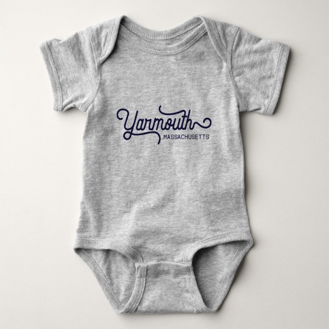 Yarmouth Massachusetts Baby Bodysuit Baby Strampler (Vorderseite)
