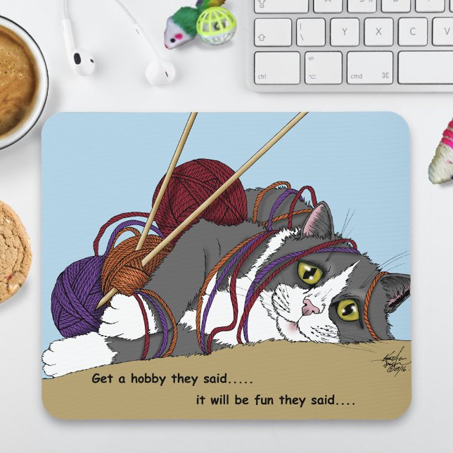 Yarn Cat Mousepad (Von Creator hochgeladen)