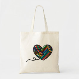 Yarn Heart Tote Bag Tragetasche