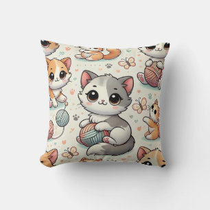 Yarn Kittens Kissen