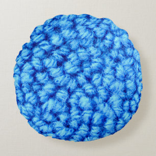 Yarn Pillow Rundes Kissen