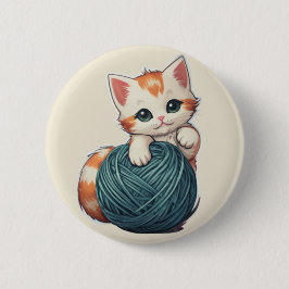 Yarn Play - Kitten Button