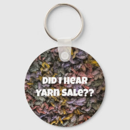 Yarn Sale Strick Crochet Blue Lila Funny Schlüsselanhänger