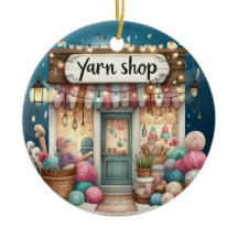 YARN Shop Keramik Ornament