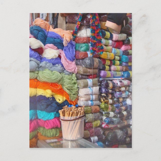 Yarn Shop Postkarte (Vorderseite)