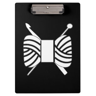 Yarn Skein Strick & Crochet Crafts {Dark} Klemmbrett