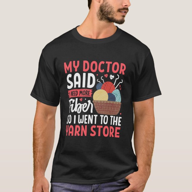 Yarn Store Inspired Design My Doctor T-Shirt (Vorderseite)
