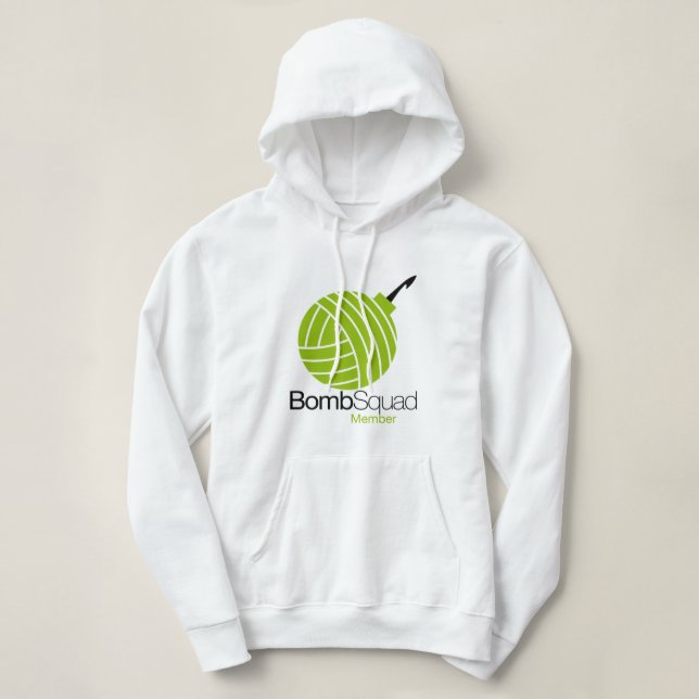 Yarnbombers BombSquad DamenHoodie Hoodie (Design vorne)