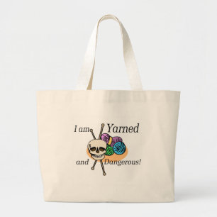 Yarned und gefährliche T - Shirts und Geschenke Jumbo Stoffbeutel
