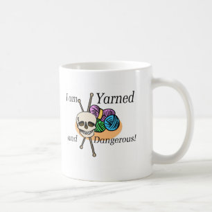 Yarned und gefährliche T - Shirts und Geschenke Tasse