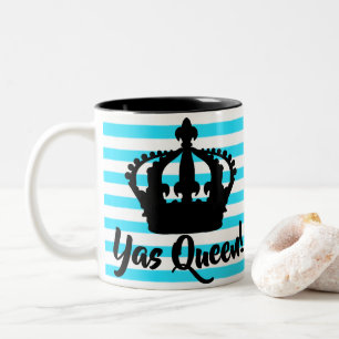 Yas Königin! Crown Streifen Tasse