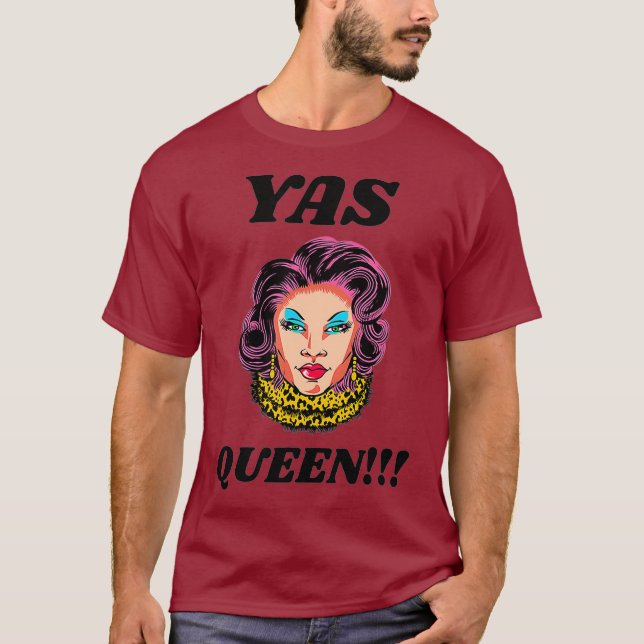 Yas Queen Drag All Star T-Shirt (Vorderseite)