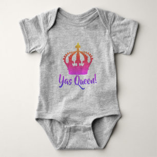 Yas Queen! Rainbow-Farbe Baby-Stil Baby Strampler