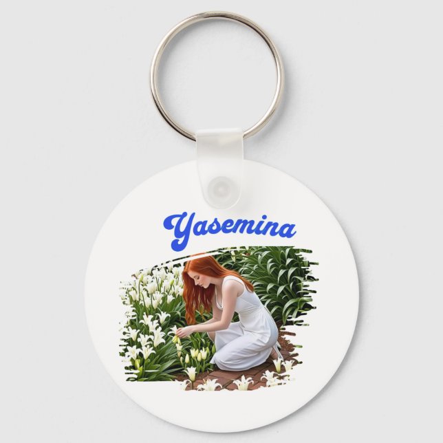 "Yasemina"  Schlüsselanhänger (Vorderseite)