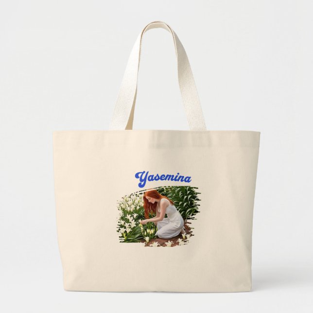 "Yasemina"-Tasche Jumbo Stoffbeutel (Vorne)
