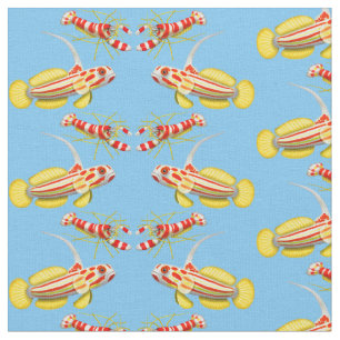 Yasha Hase Goby-Pistolen-Garnele-Gewebe Stoff