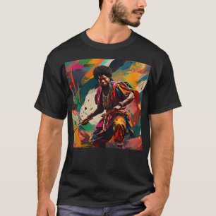 Yasuke African Samurai Warrior Abstrakt T-Shirt