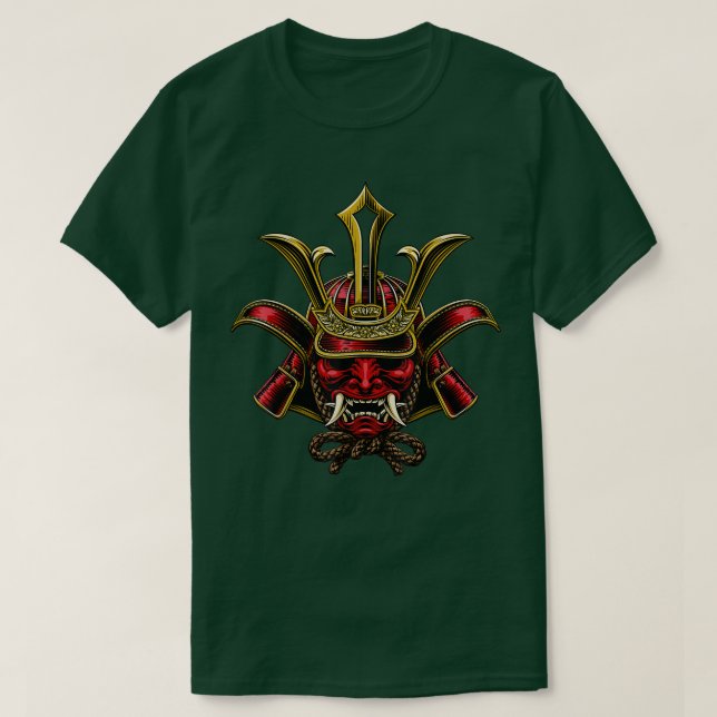 Yasuke Black Japanisch Samurai Bushido Warrior Kat T-Shirt (Design vorne)