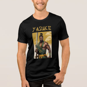 Yasuke Black Samurai Martial Arts Tri-Blend Shirt