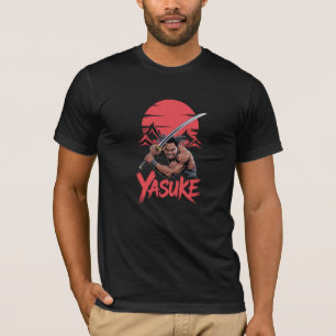 Yasuke Schwarzer Samurai Afrikanischer Ronin T-Shirt