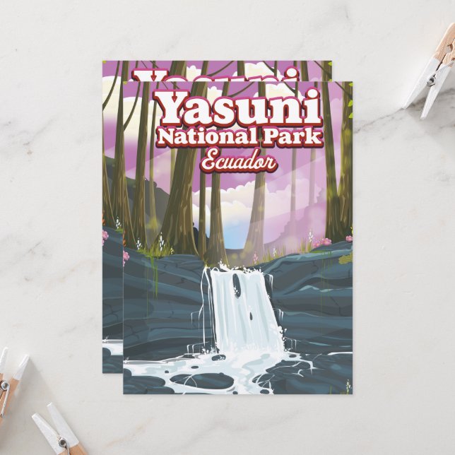 Yasuni Nationalpark Ecuador (Vorderseite/Rückseite Beispiel)