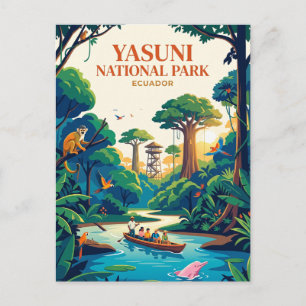 Yasuni-Nationalpark Ecuador Postkarte