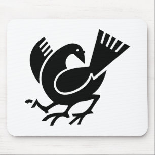 Yata crow mousepad