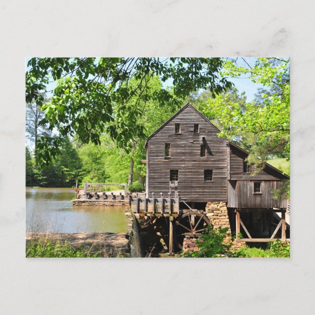 Yates Mill in Raleigh, North Carolina Postkarte (Vorderseite)