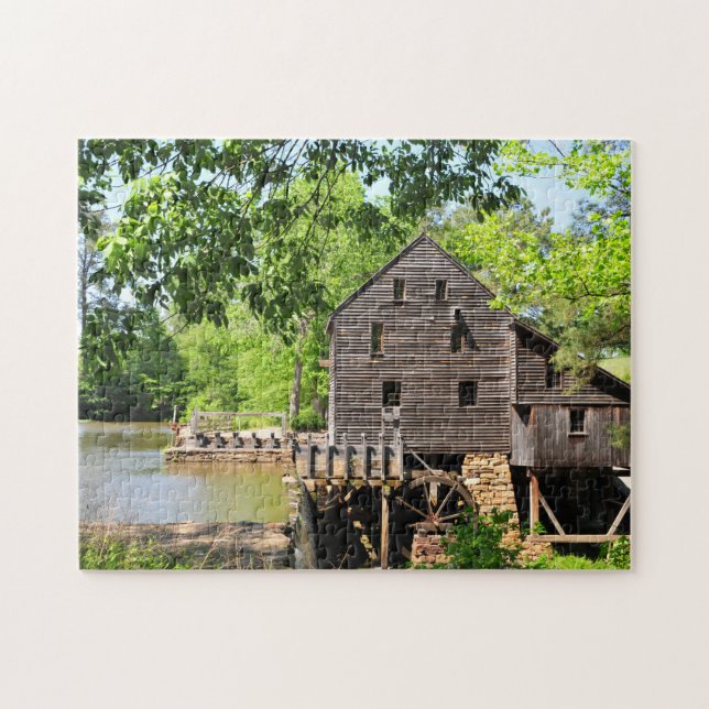 Yates Mill in Raleigh, North Carolina Puzzle (Horizontal)