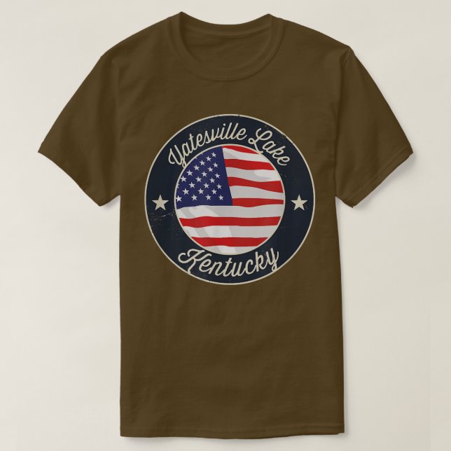 Yatesville Lake - Patriotic Kentucky Souvenir T-Sh T-Shirt (Design vorne)