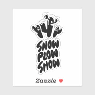 Yati M's Show Plough Show Design #2 Aufkleber
