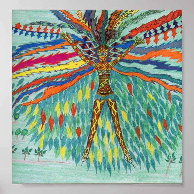 Yawanawa-Traum Poster (Vorne)