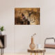 Yawning Leopard zeigt Zähne Poster (Living Room 3)