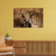 Yawning Leopard zeigt Zähne Poster (Living Room 2)