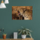 Yawning Leopard zeigt Zähne Poster (Living Room 1)