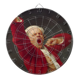 Yawning Man (Self-Portrait) (von Joseph Ducreux) Dartscheibe