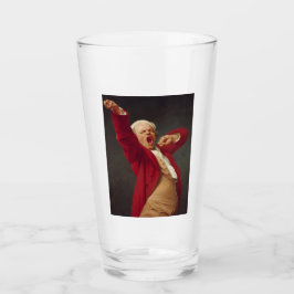 Yawning Man (Self-Portrait) (von Joseph Ducreux) Glas