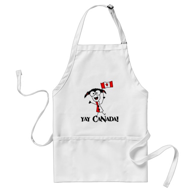 Yay Canada! Schürze (Vorne)
