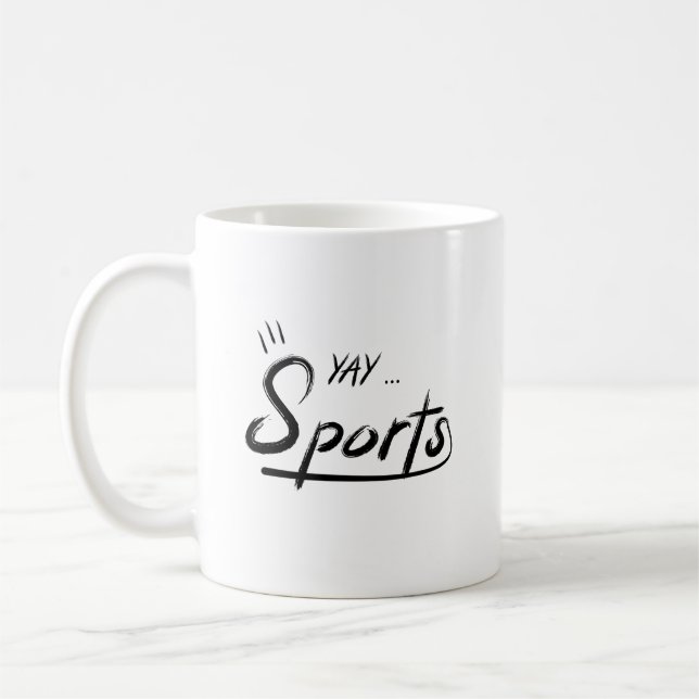 Yay Sports Funny Kaffeetasse (Links)