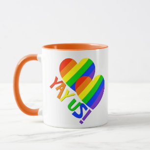 YAY US! Homosexuelle Tasse