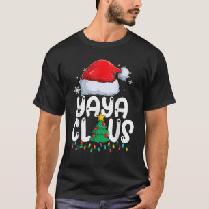 Yaya Claus Matching Group Xmas Weihnachten Weihnac T-Shirt