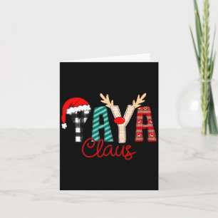 Yaya Claus Weihnachten Frohes Neues Santa Claus Fr Karte