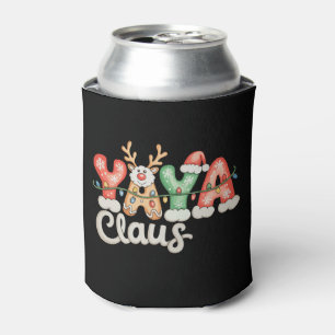 Yaya Claus Weihnachtslichter Rentier Weihnachtsman Dosenkühler